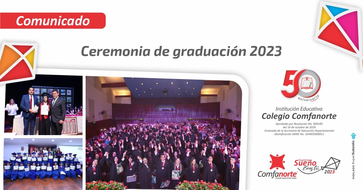 Grados Colegio y Centro educativo Comfanorte 2023